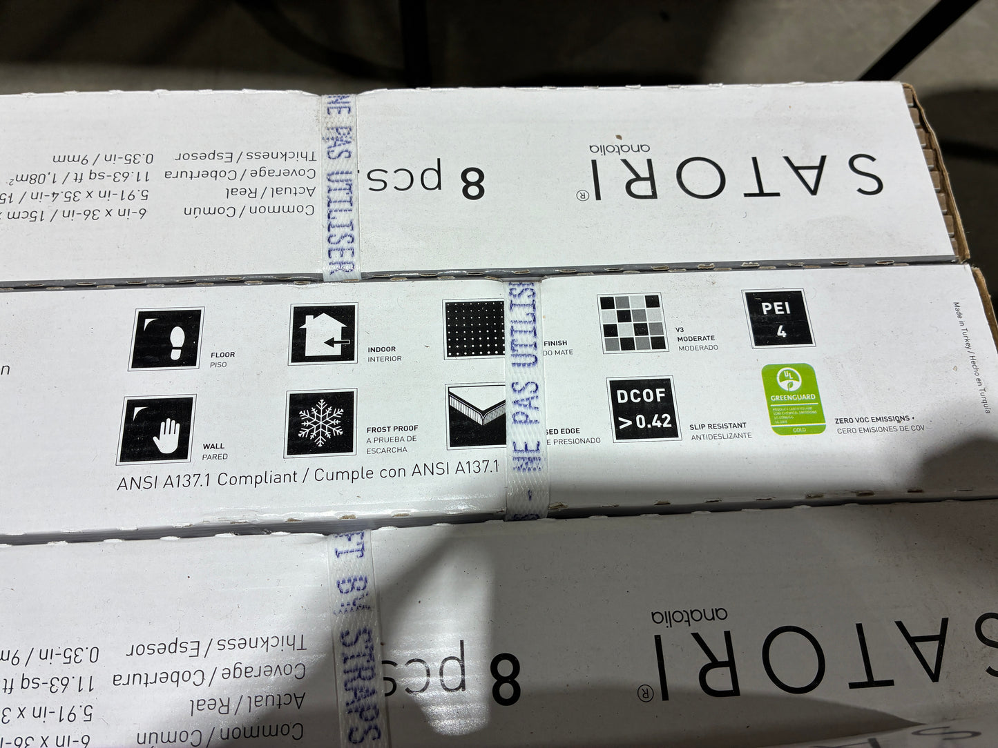 Satori Anatolia Sedona Harborside Porcelain Tile 6 in x 36 in