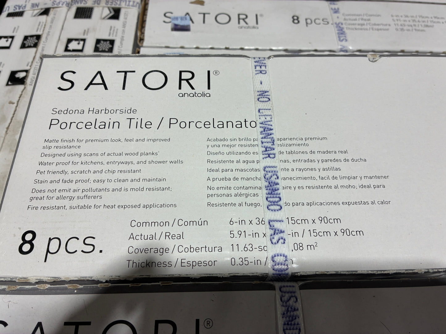 Satori Anatolia Sedona Harborside Porcelain Tile 6 in x 36 in