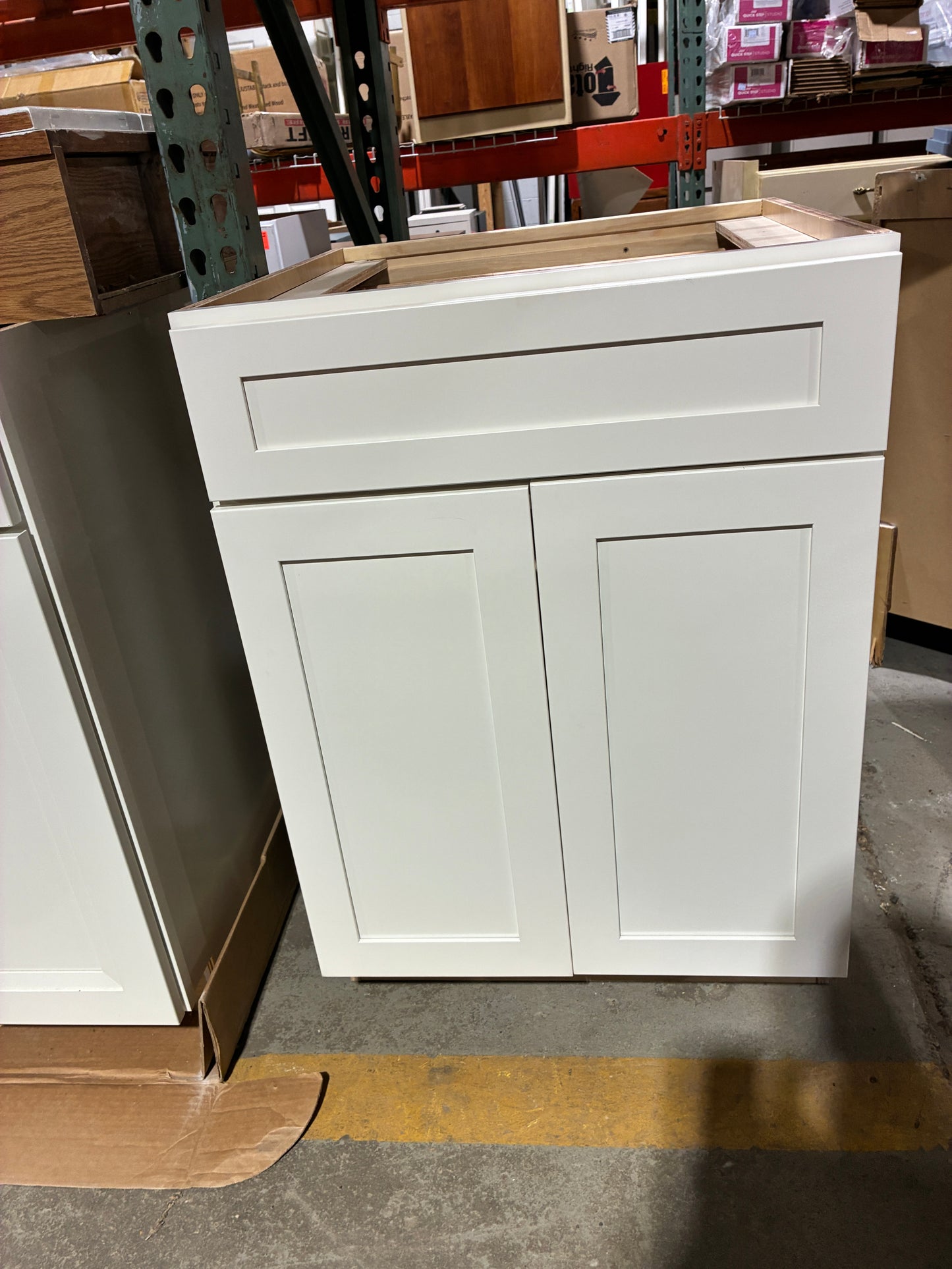 KraftMaid White Bathroom Vanity Cabinet