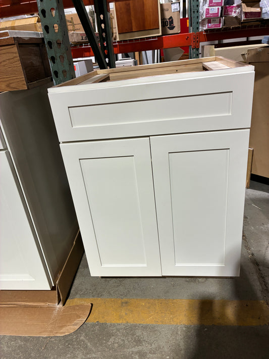 KraftMaid White Bathroom Vanity Cabinet
