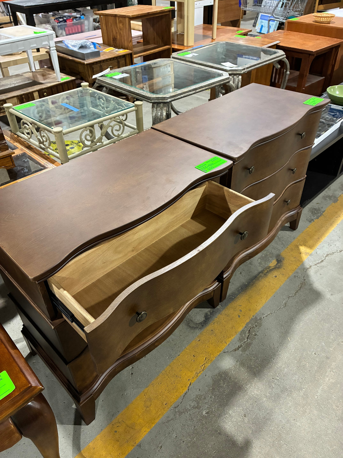 Hulala Home Three-Drawer Wood Dresser