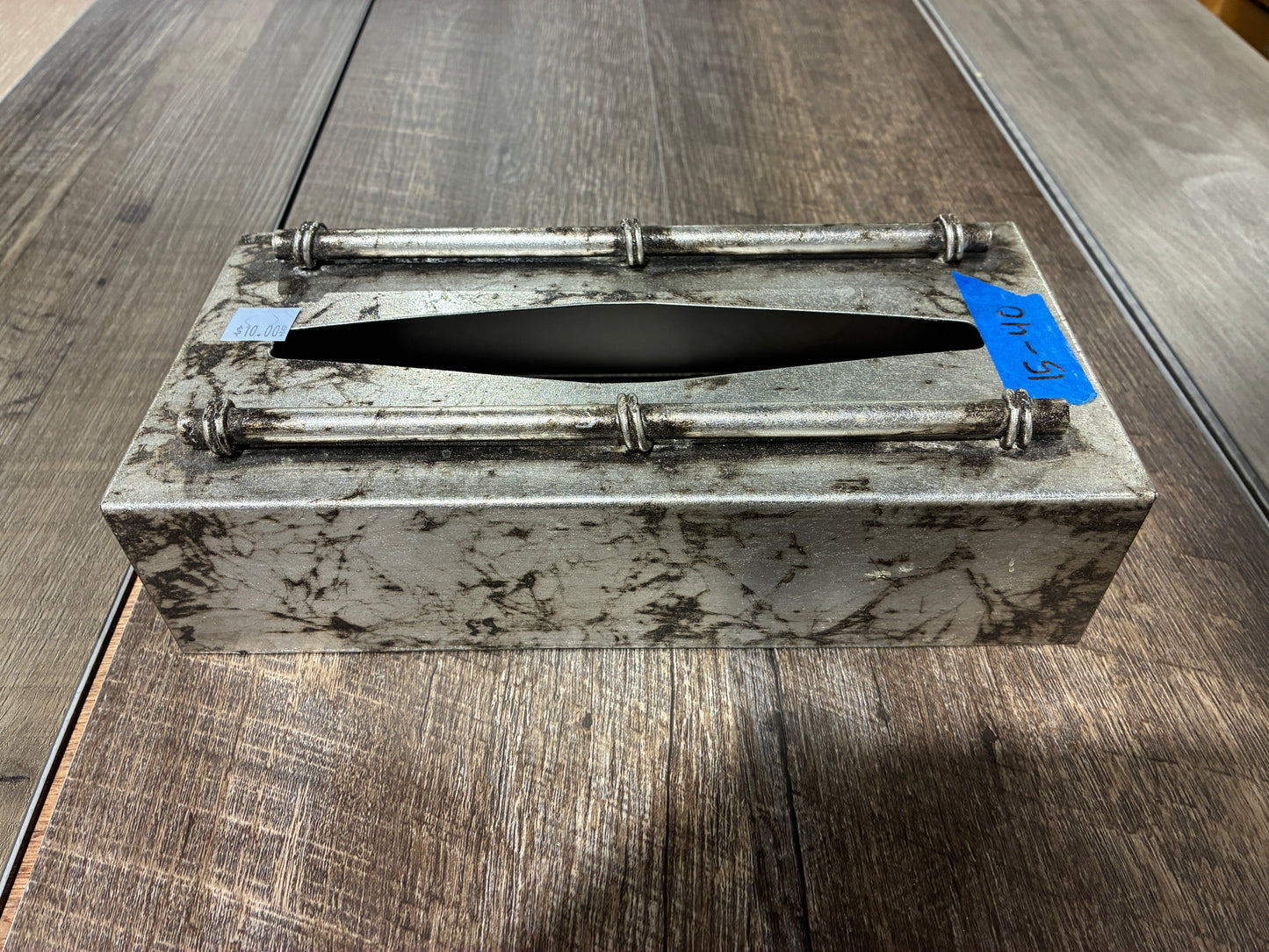 Decorative Metal Tissue Box Cover