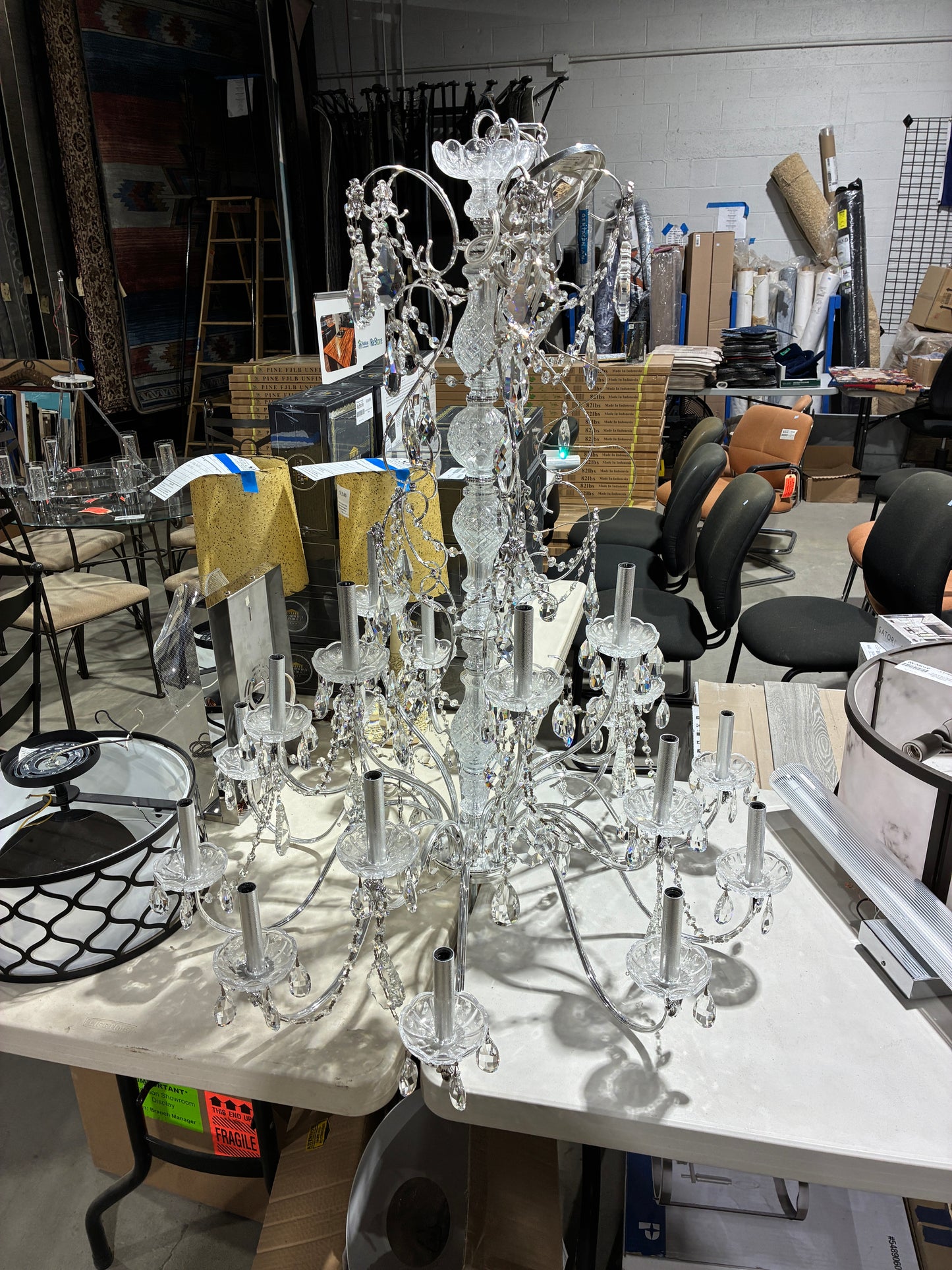 Swarovski Crystal Chandelier Model 1216-40