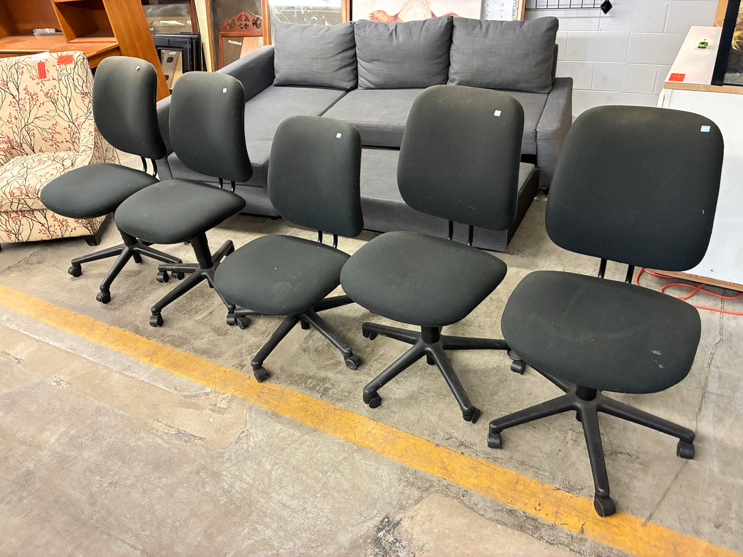 Black Rolling Office Chairs