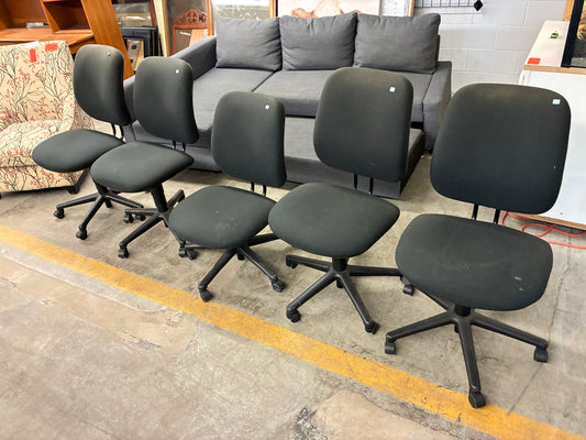 Black Rolling Office Chairs