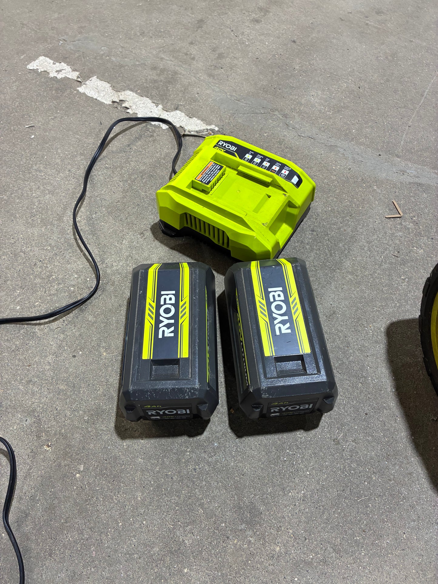 Ryobi 40V HP Brushless AWD 21" Battery-Powered Lawn Mower with Batteries & Charger