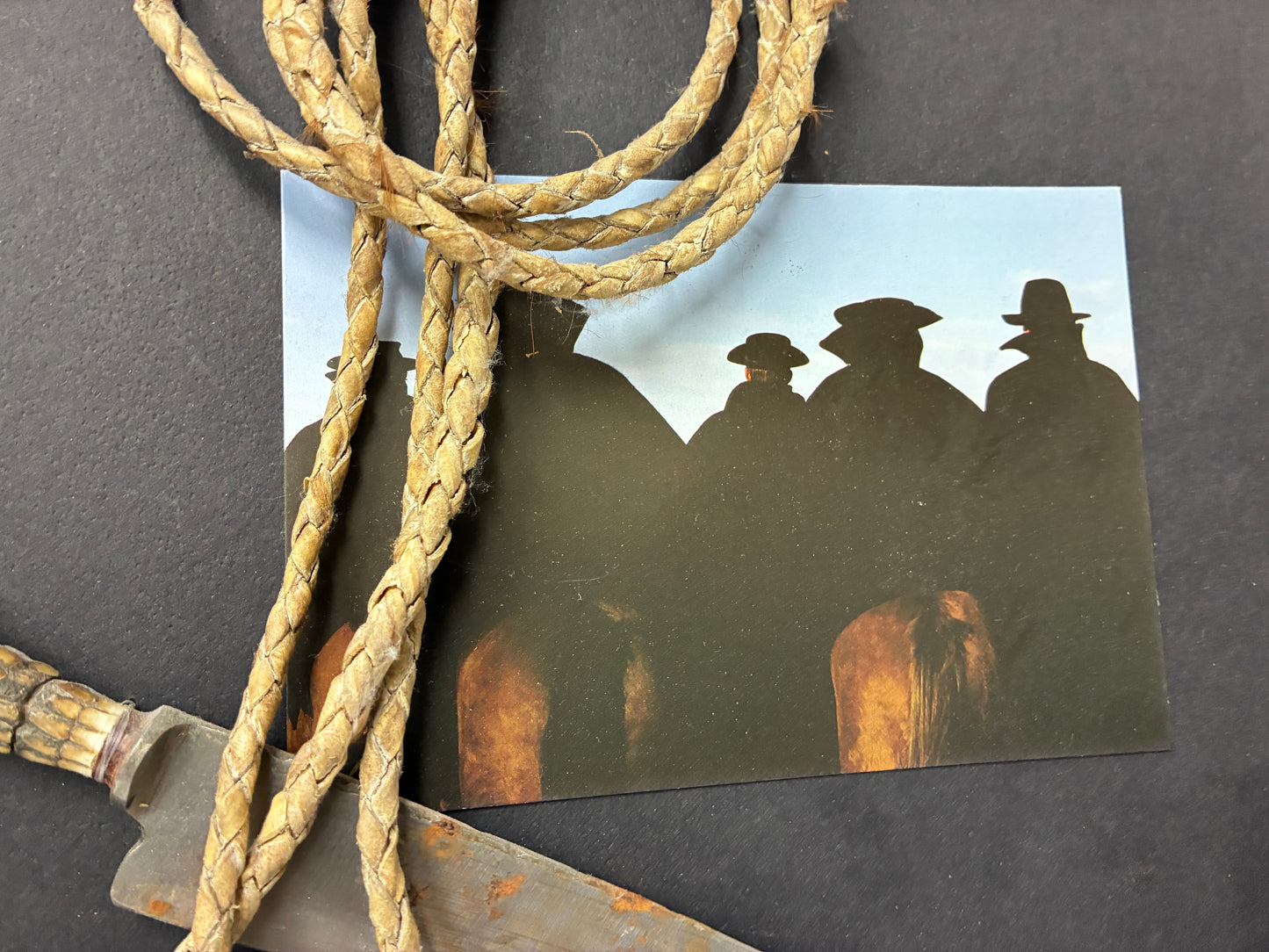 Argentina Framed Western Rope and Knife Wall Art
