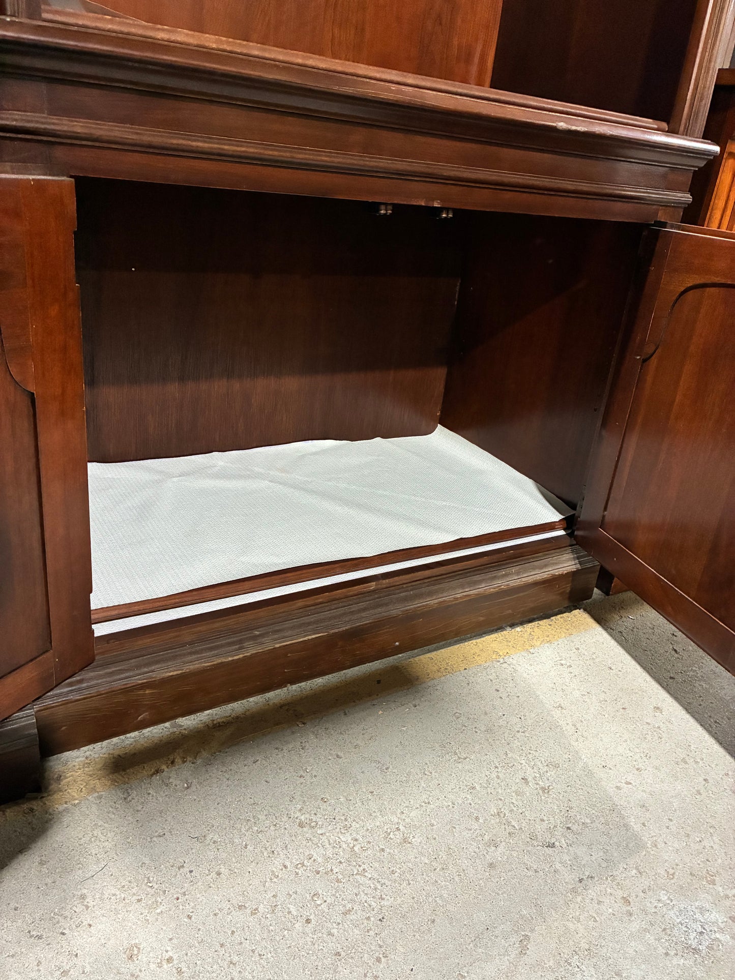 Traditional Entertainment Center with Storage Cabinets #2