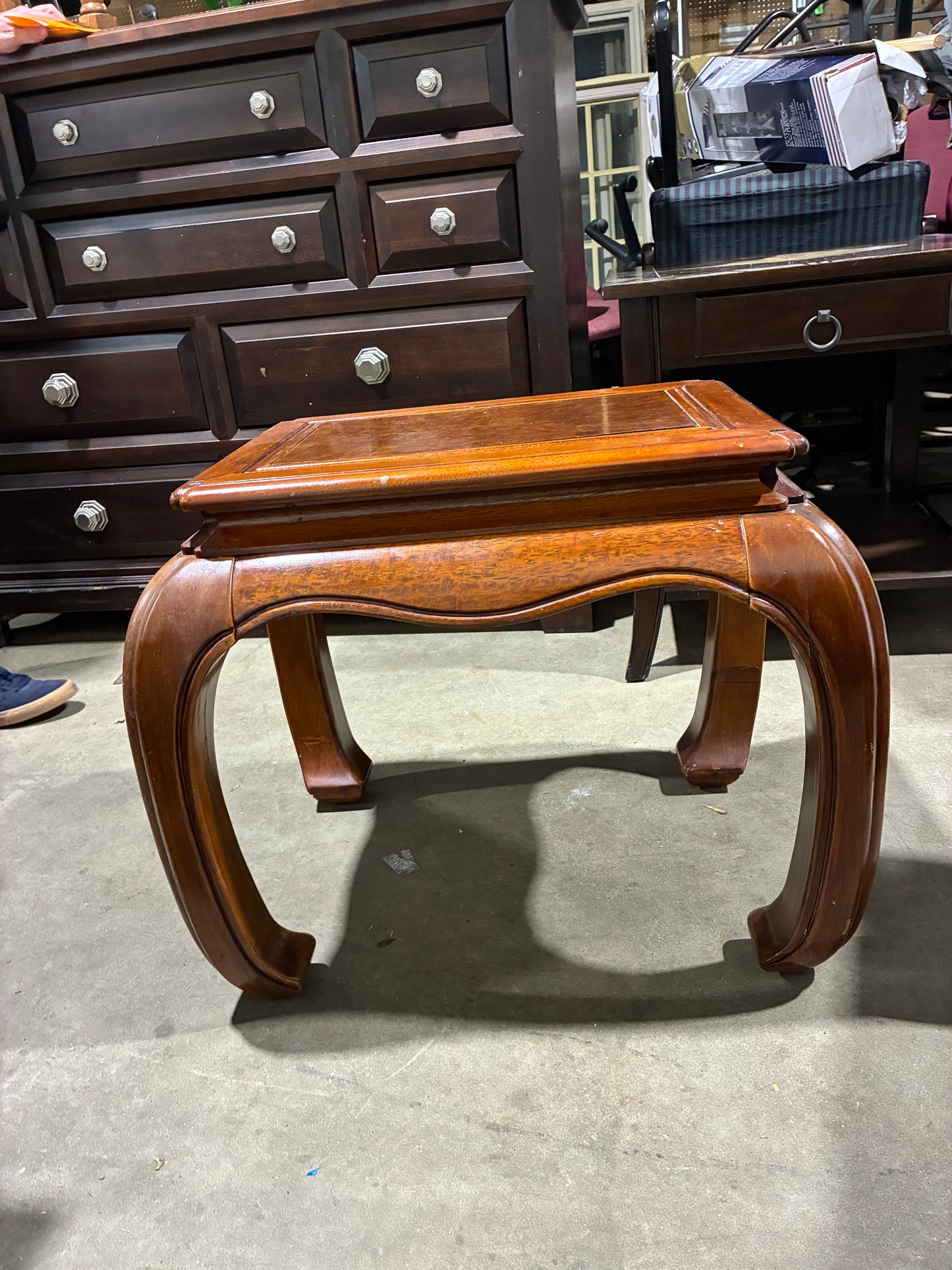 Wood Accent Side Table