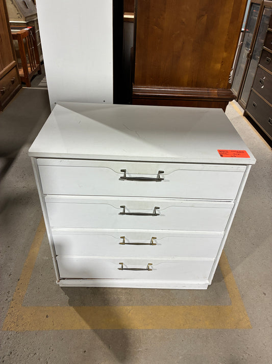 White 4-Drawer Dresser