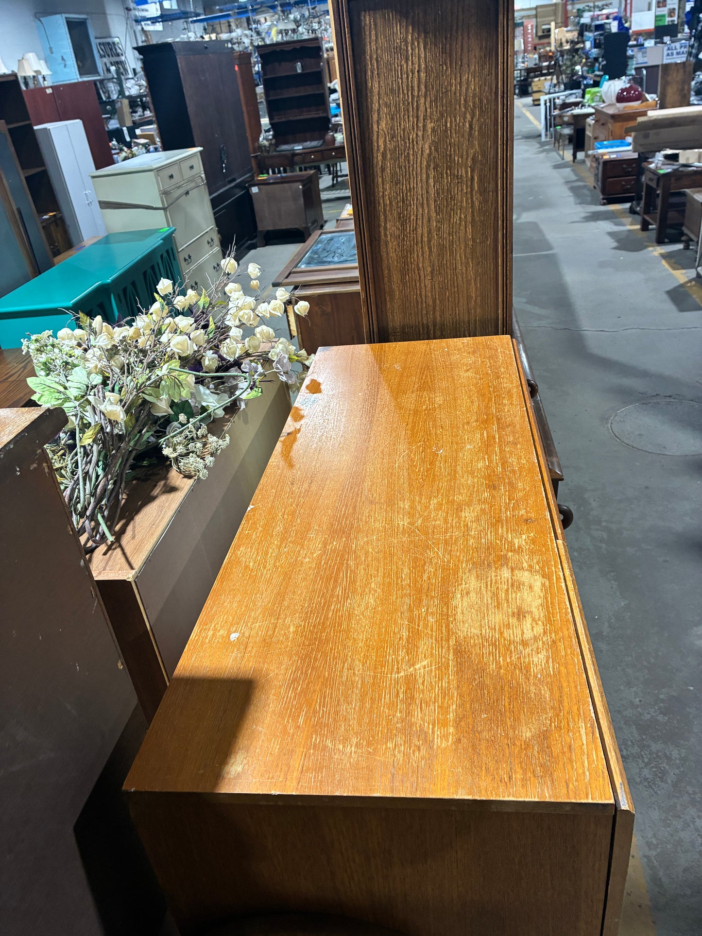 Mid-Century Style Storage Cabinet and Chest