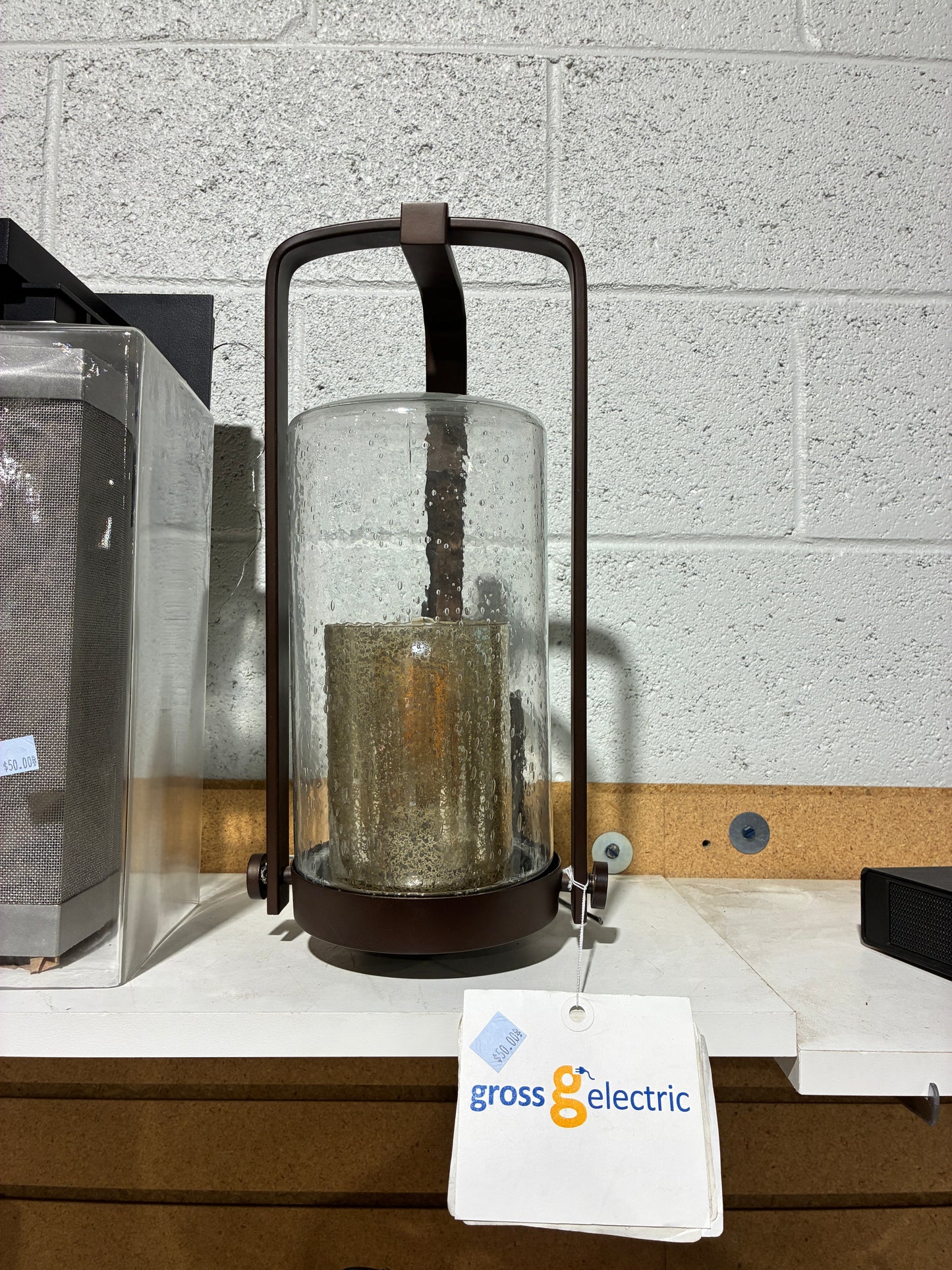 Modern Lantern Style Wall Light Fixture