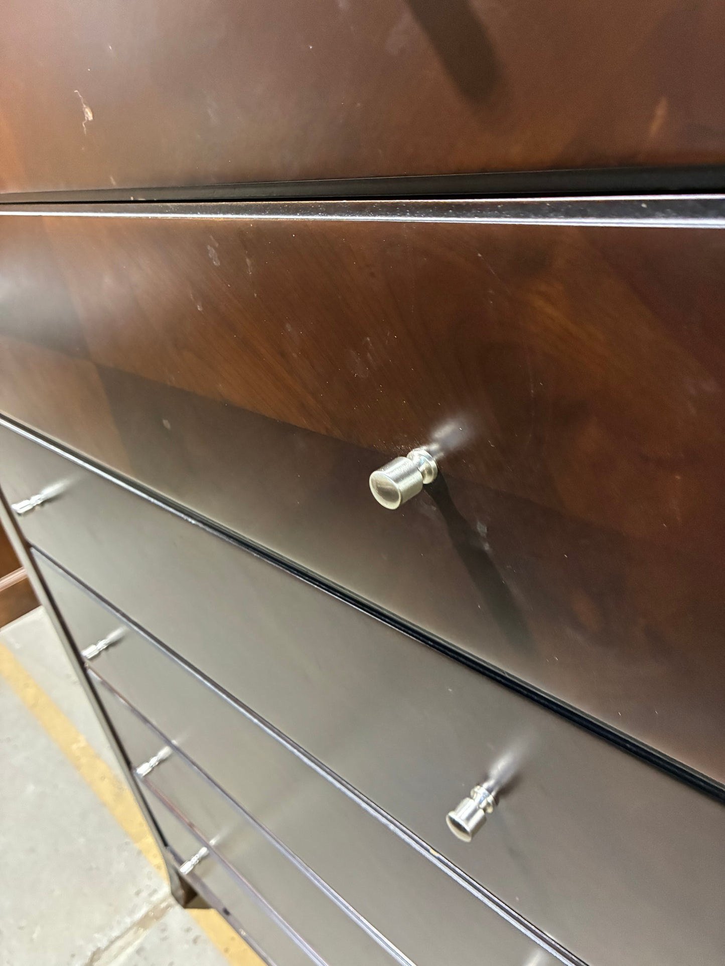 Dark Espresso 6-Drawer Chest Dresser