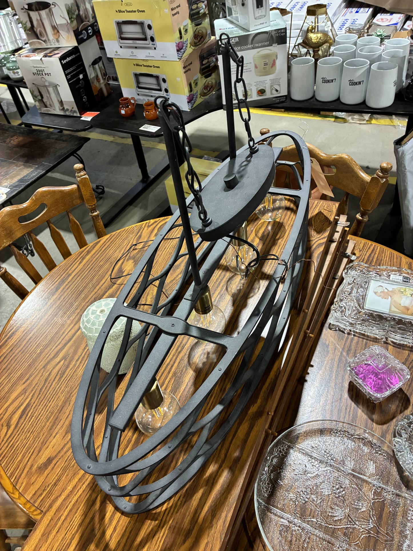 Quoizel Industrial 4-Light Island Pendant