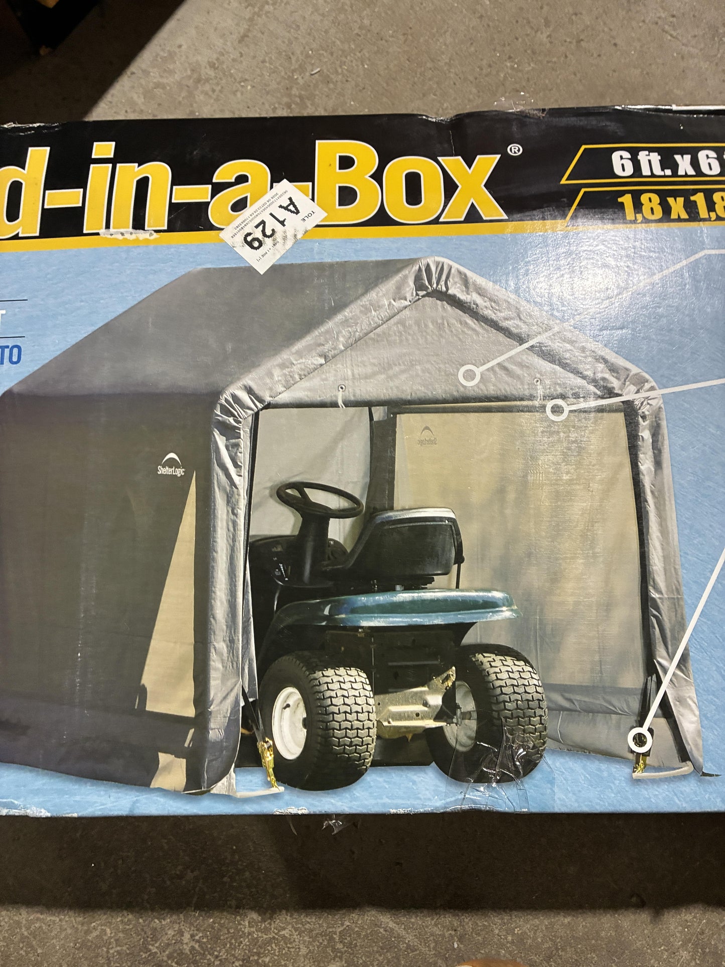 ShelterLogic Shed-in-a-Box 6' x 6' Compact Storage Shed