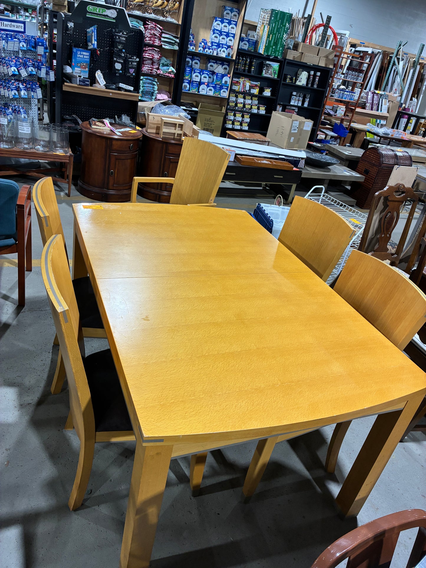 Modern Dining Table Set with 5 Chairs
