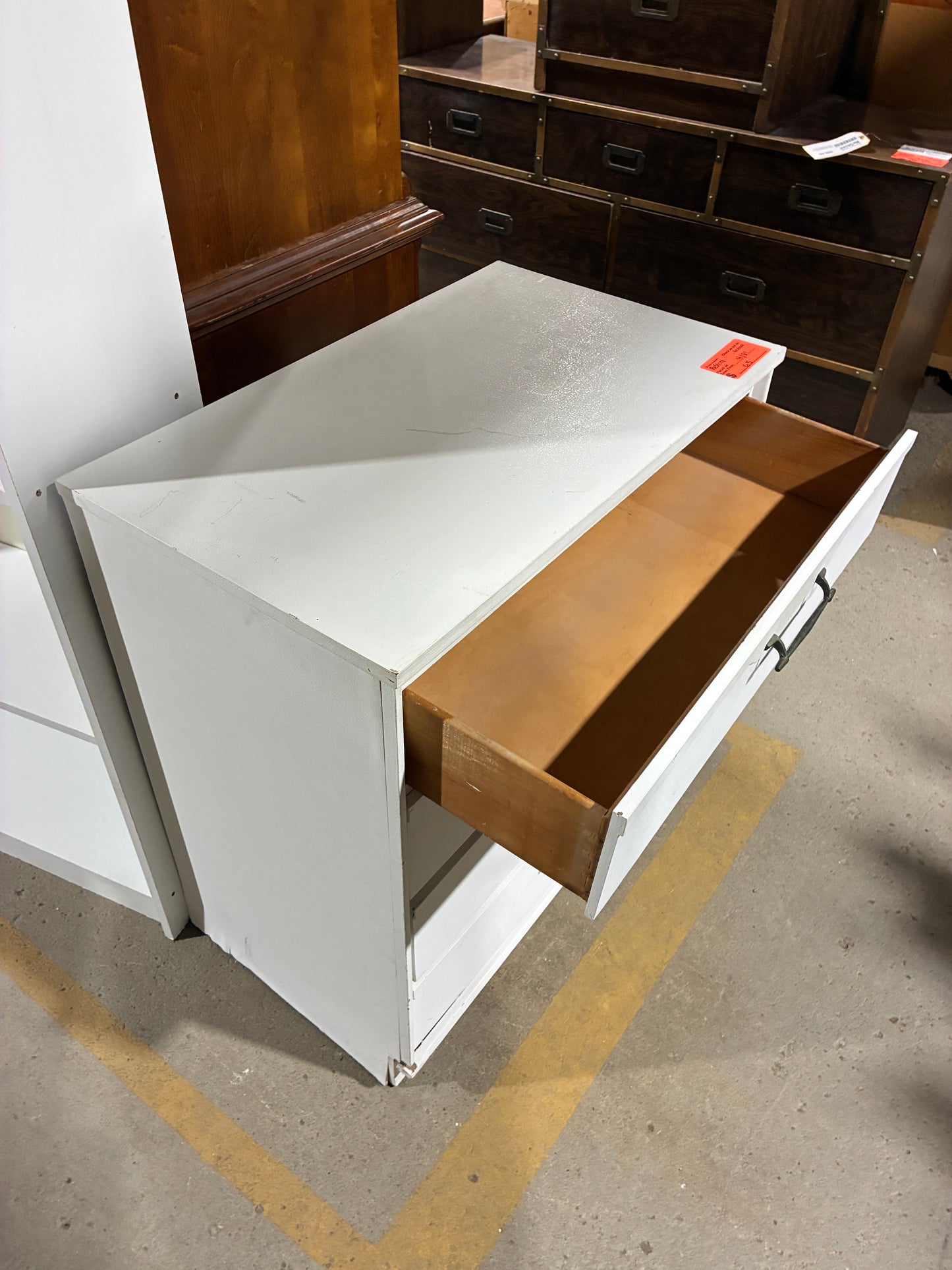 White 4-Drawer Dresser