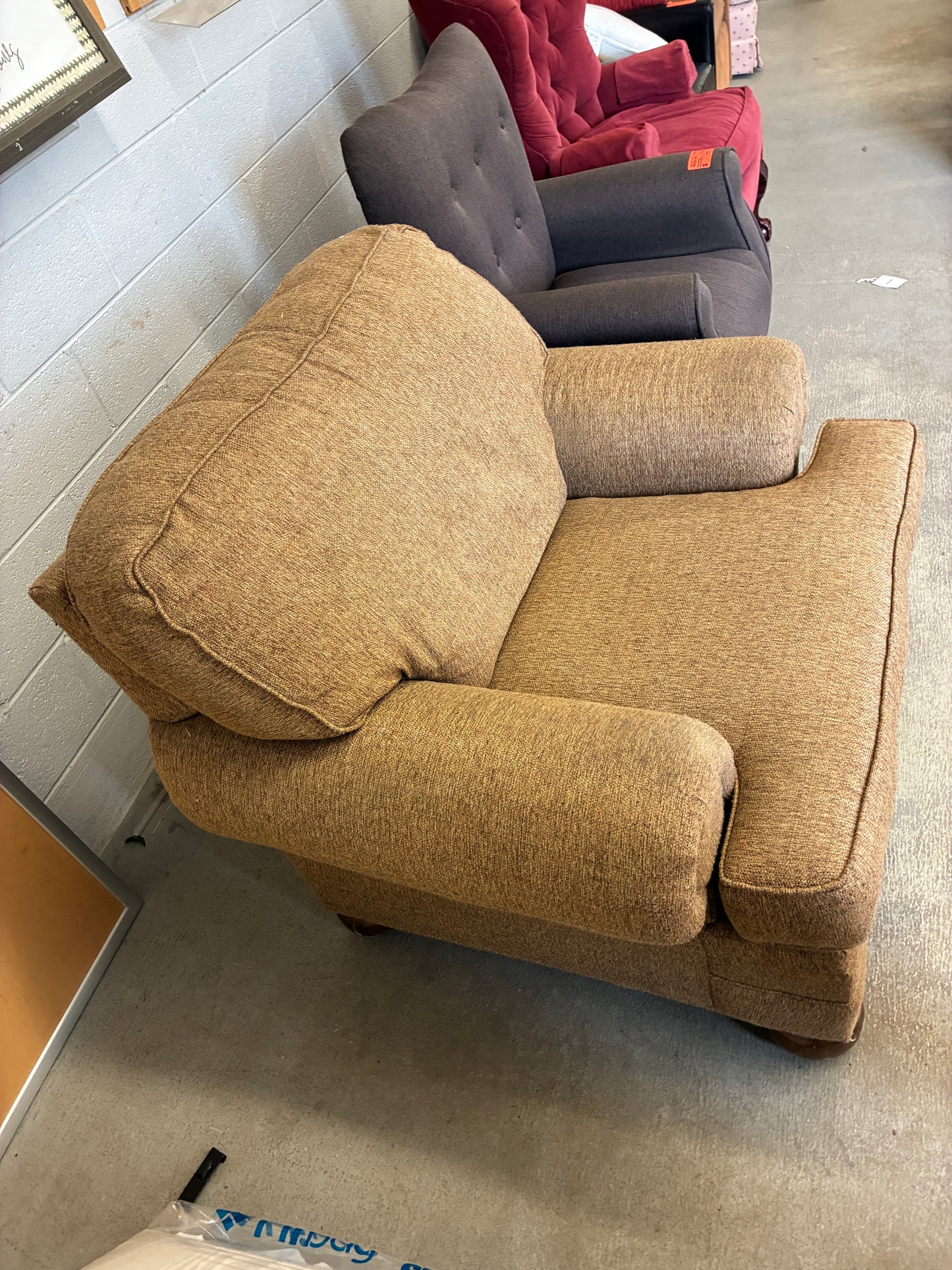 Friendship Upholstery Oversized Armchair