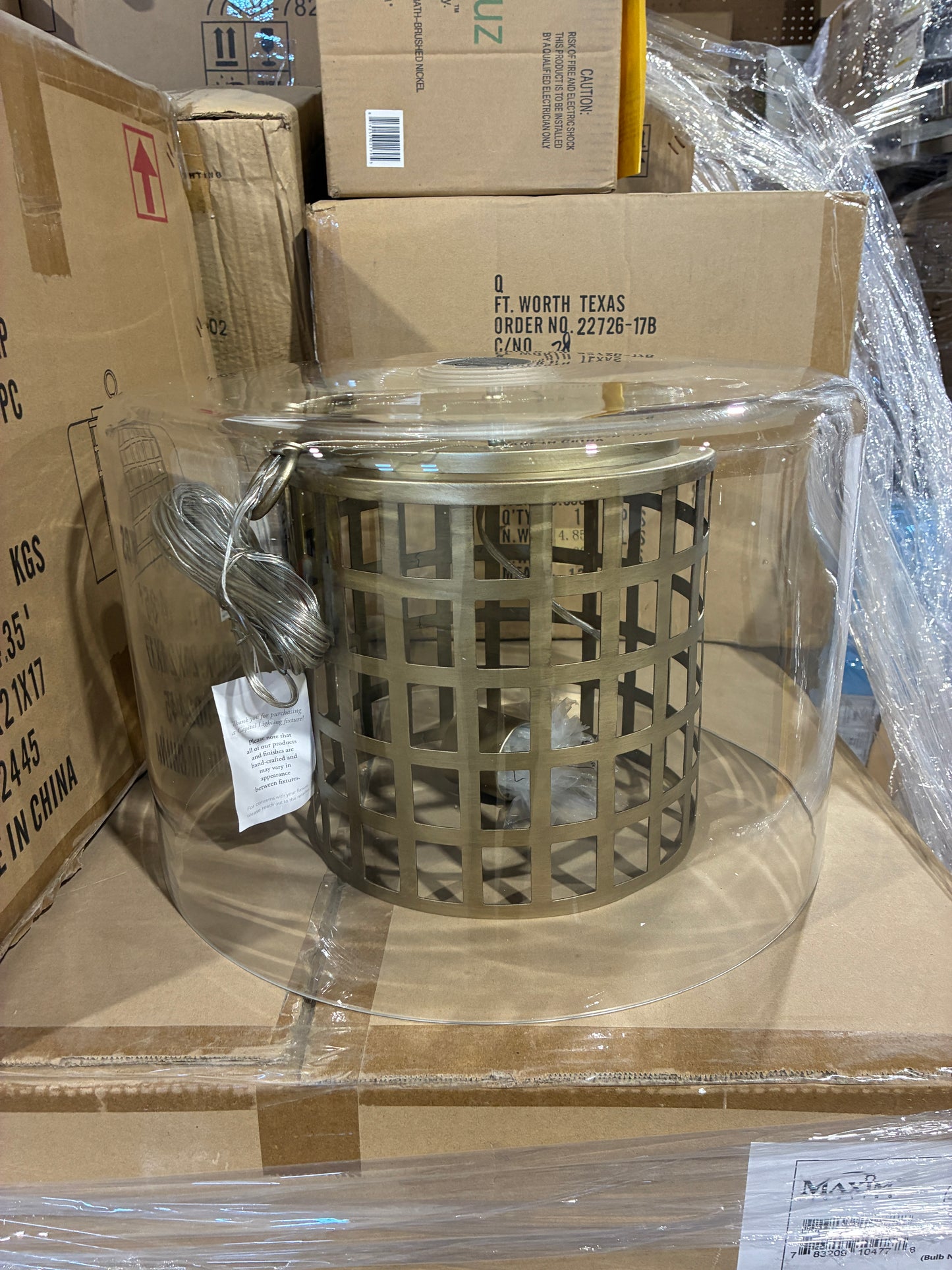Capital Lighting Pendant Light Fixture (Item 338318AP)