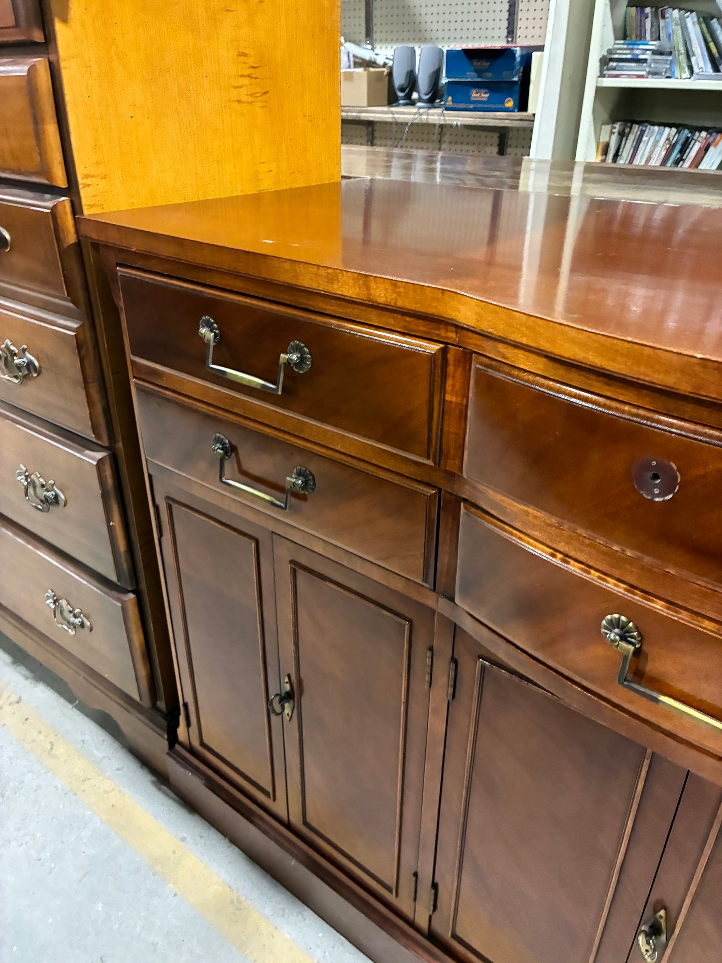 Large Wood Sideboard Buffet Cabinet