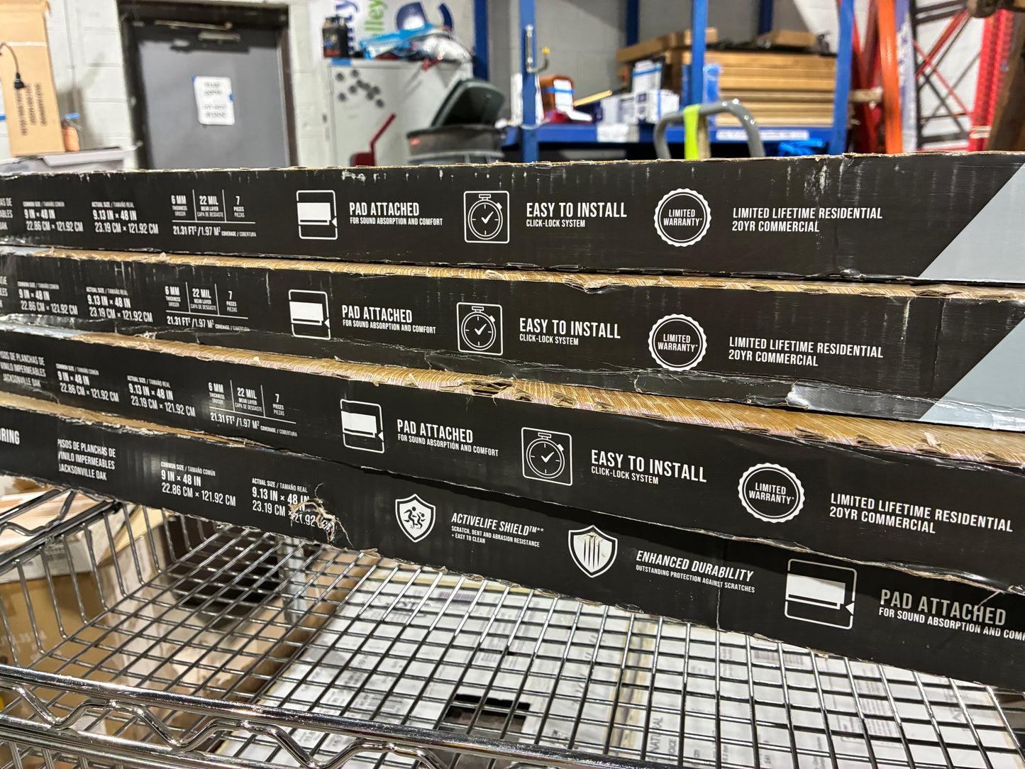 Stainmaster Waterproof Vinyl Plank Flooring - Jacksonville Oak $20 each