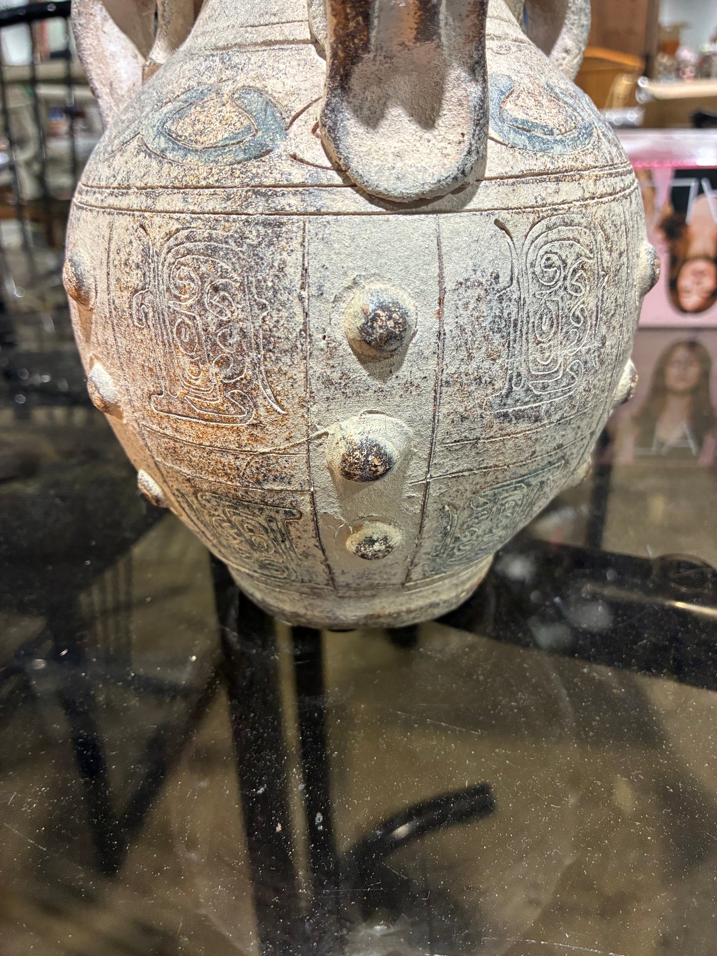 Mediterranean Style Decorative Urn Vase