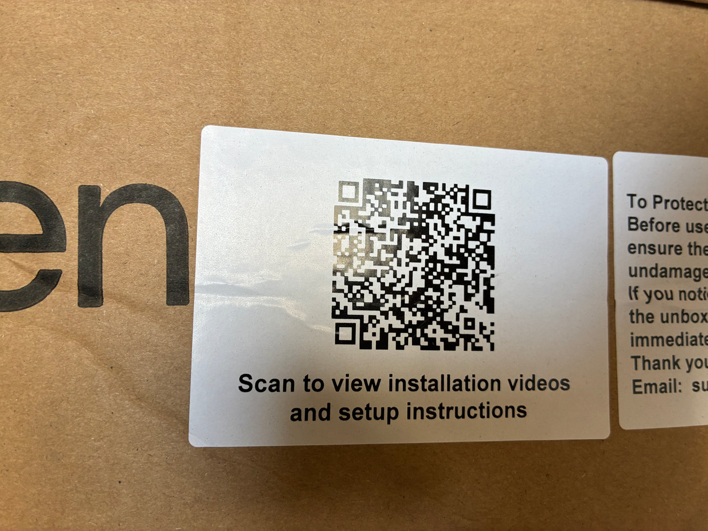 Valerion Fixed Frame Matte White Projection Screen