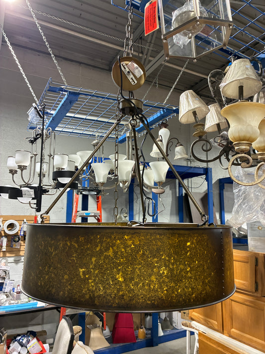 Master Lighting Corp. Industrial Drum Pendant Light