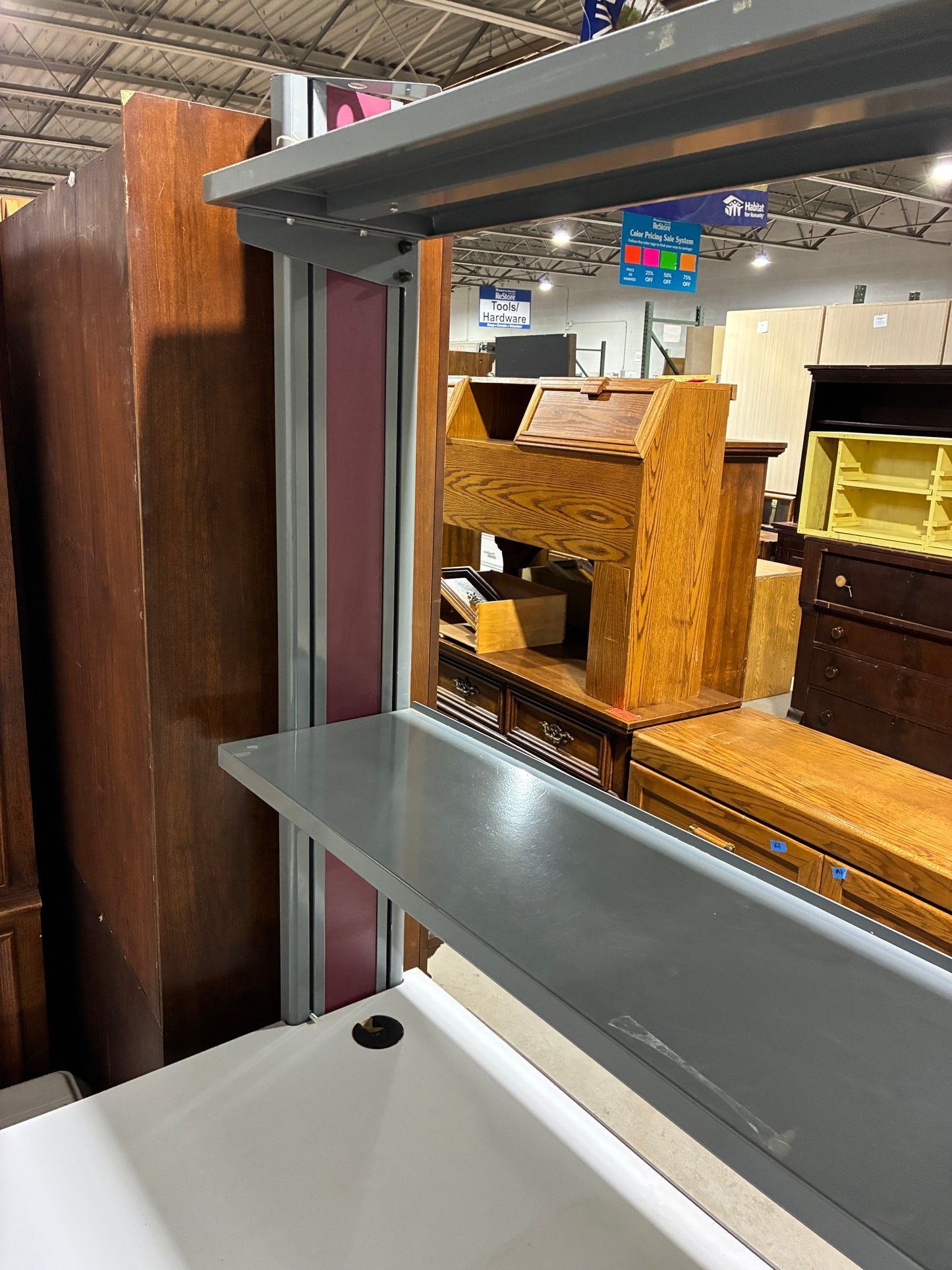 Kewaunee Evolution Double Workstation Desk #1