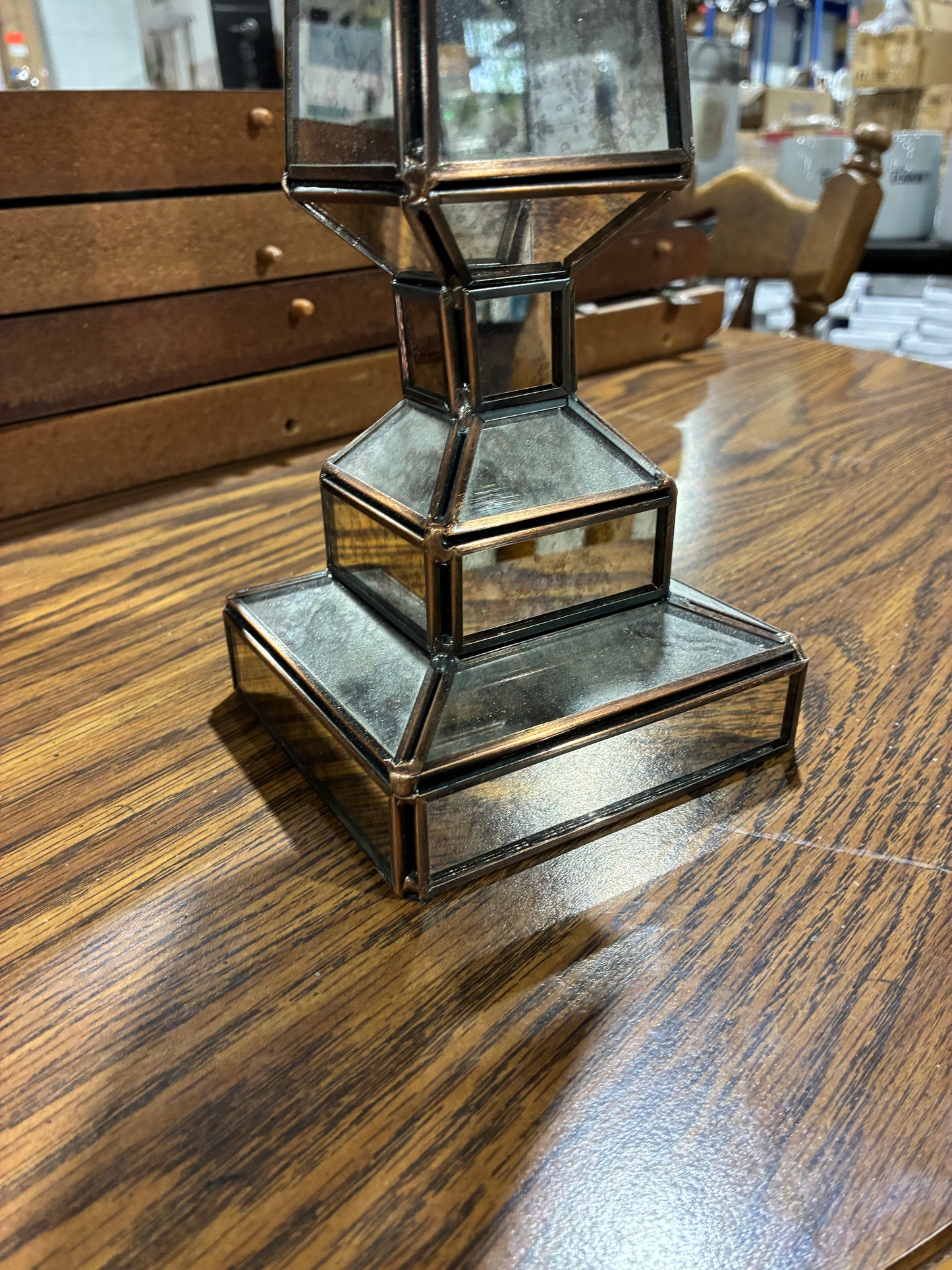 Pier 1 Mirrored Candle Holder
