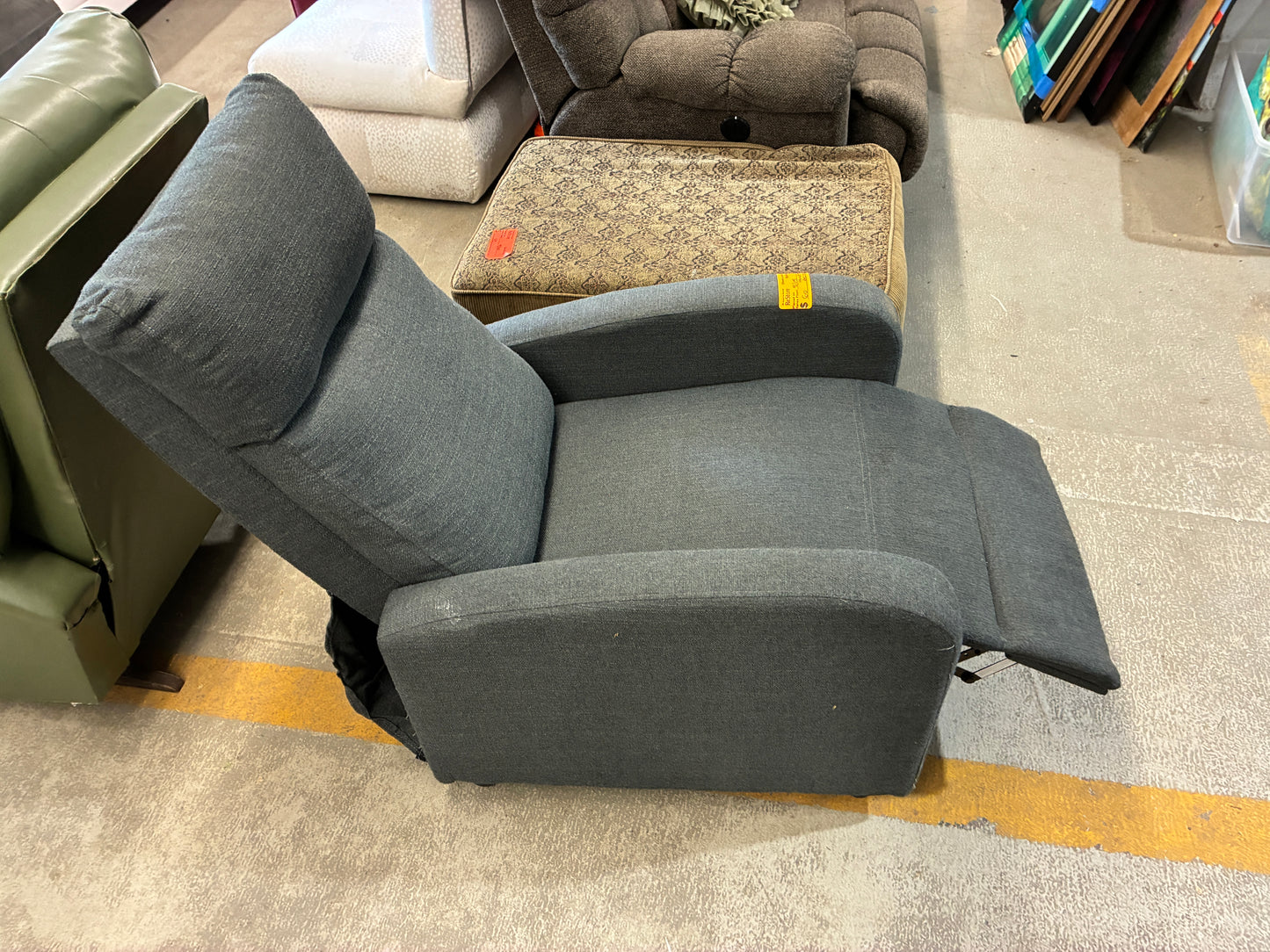 Modern Gray Recliner Chair