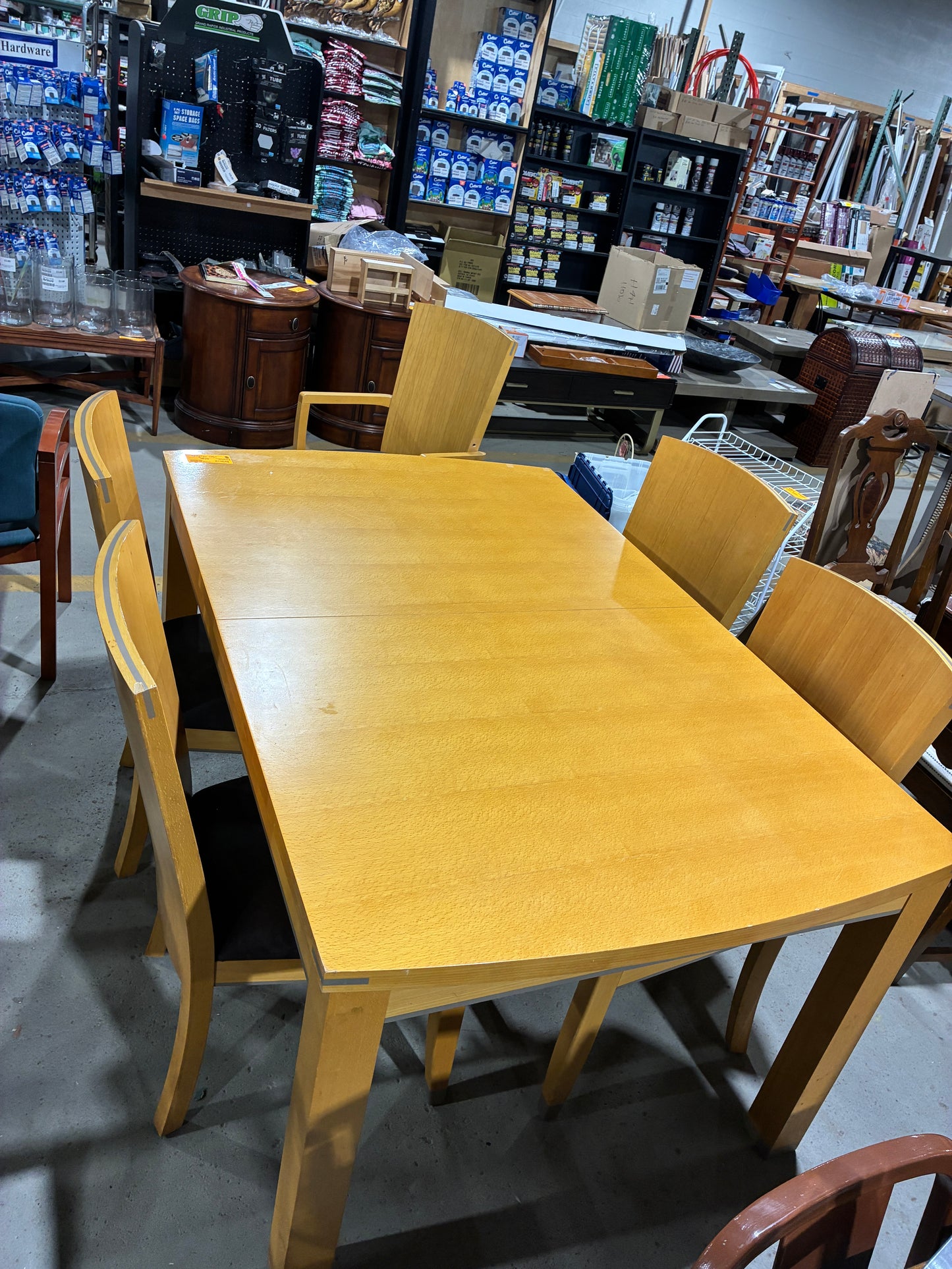 Modern Dining Table Set with 5 Chairs