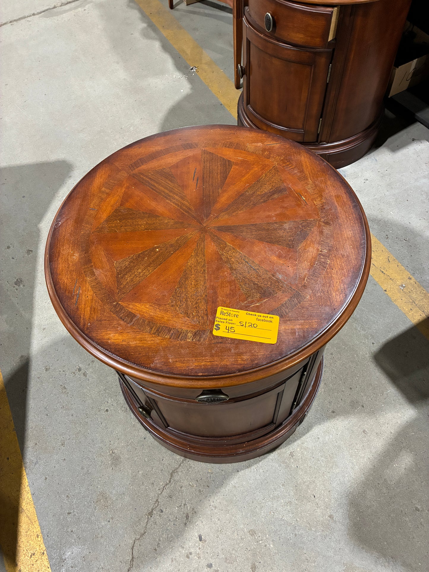 Universal Furniture Round Storage Cabinet #2