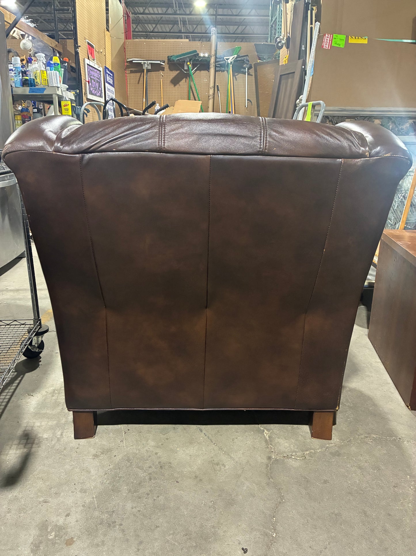 Flexsteel Latitudes Leather Chair with Ottoman