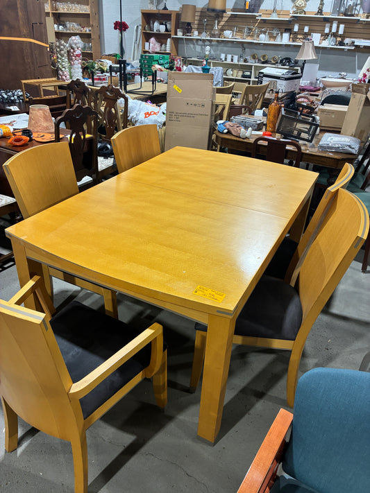 Modern Dining Table Set with 5 Chairs