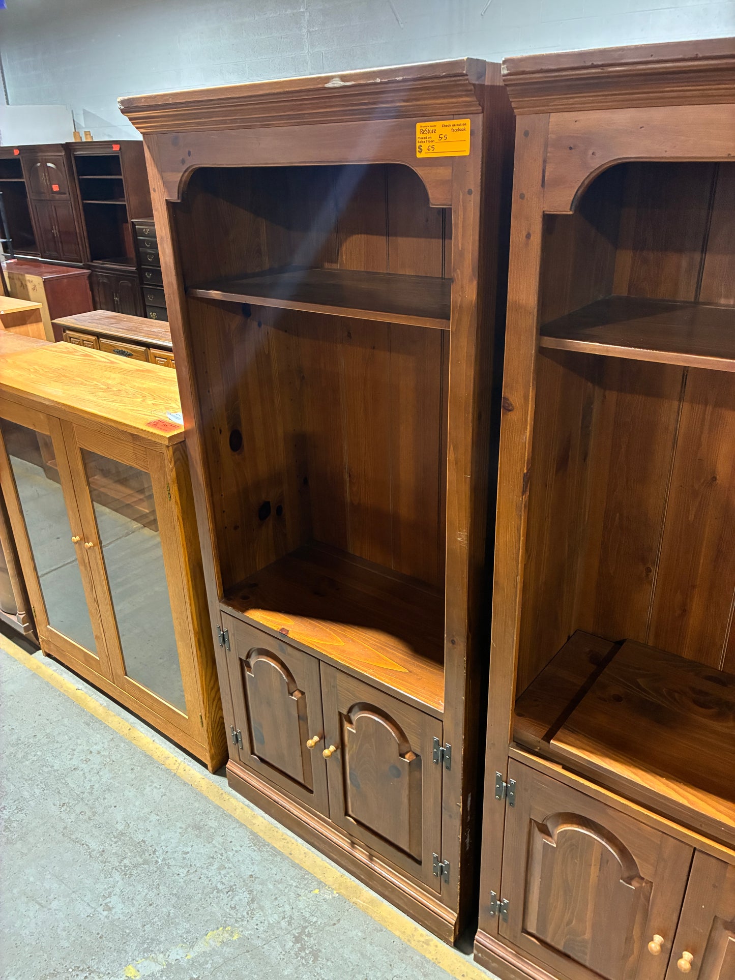 Ethan Allen Solid Wood Media Cabinet / Storage Unit #2