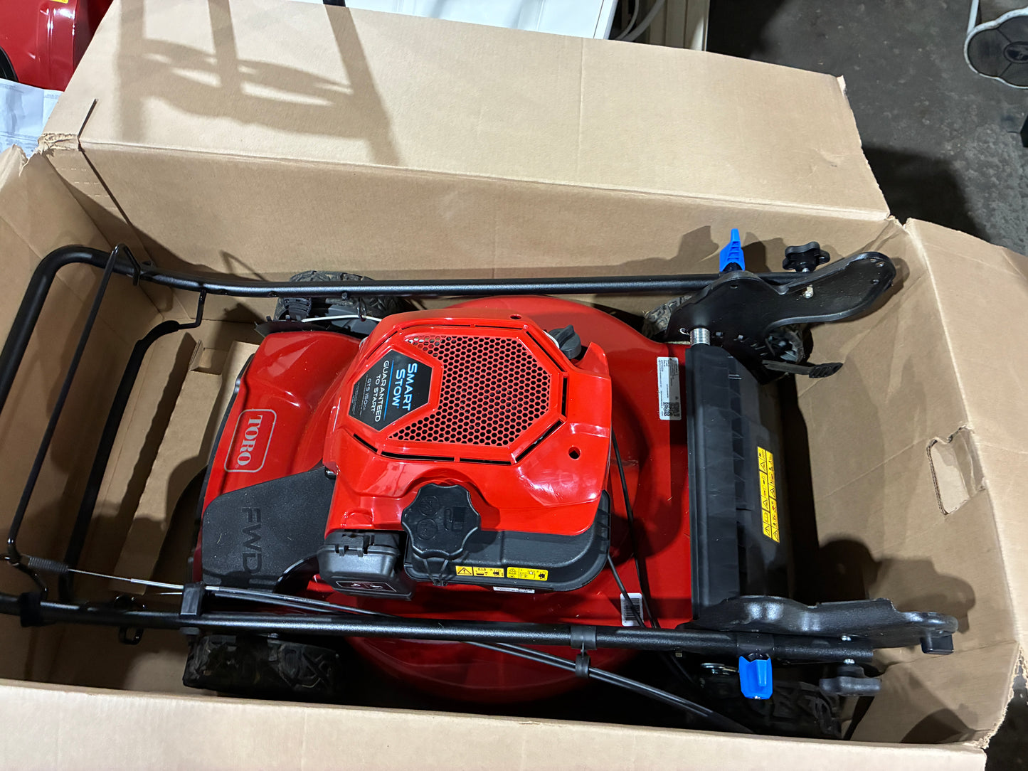 Toro SmartStow Self-Propelled Lawn Mower