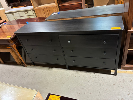 Black 6-Drawer Dresser