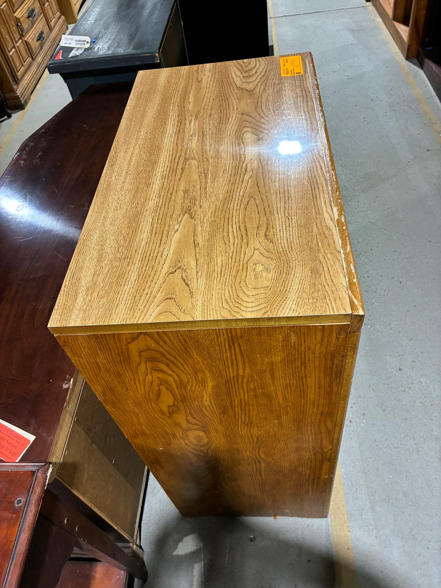 Oak 4-Drawer Dresser