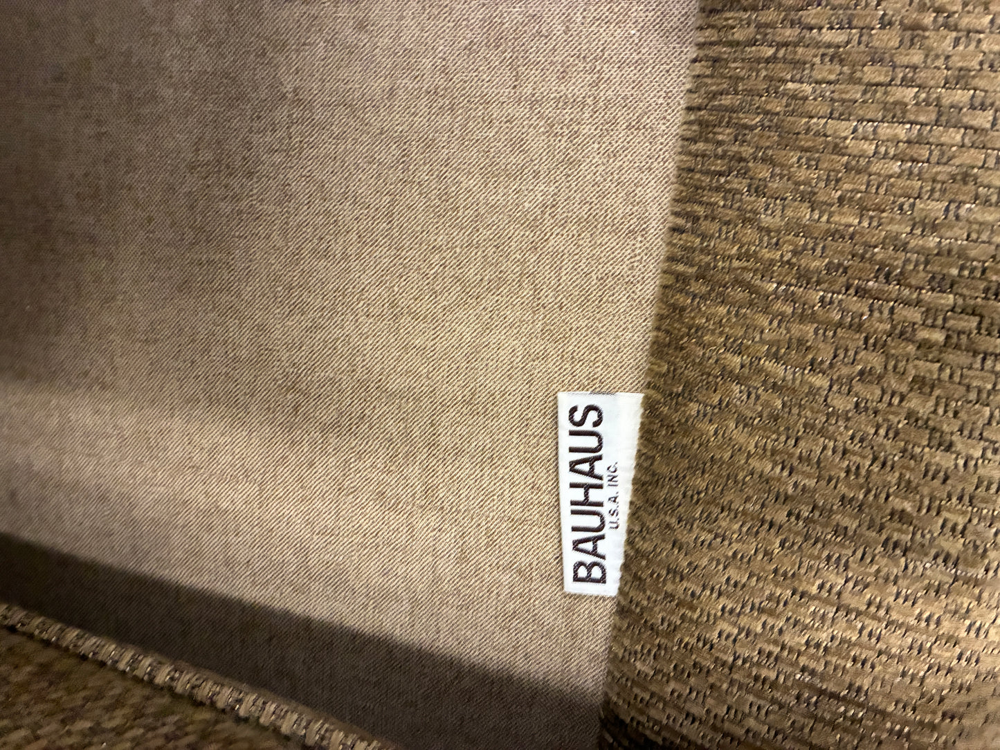 Bauhaus Brown Sectional Sofa with Chaise