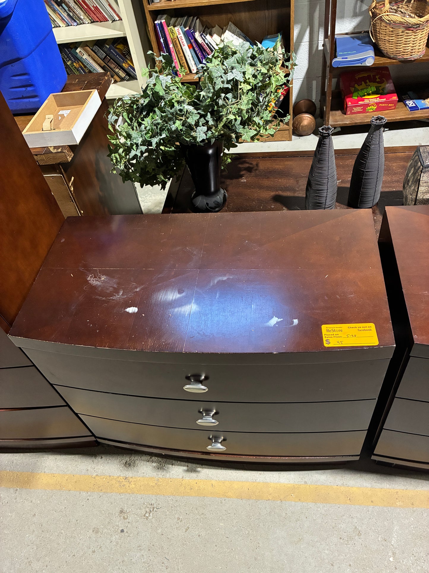 Three Drawer Nightstand #1