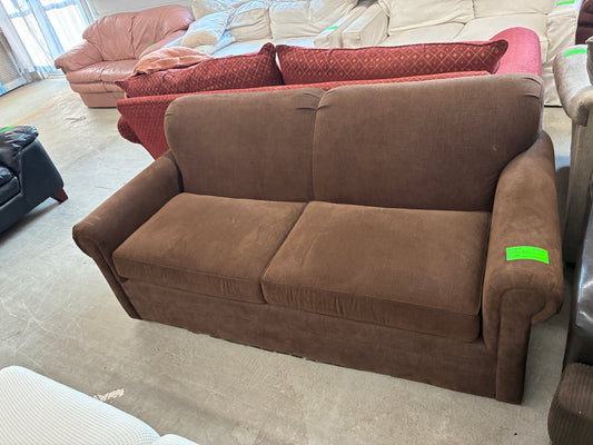 England Furniture Brown Upholstered Sofa