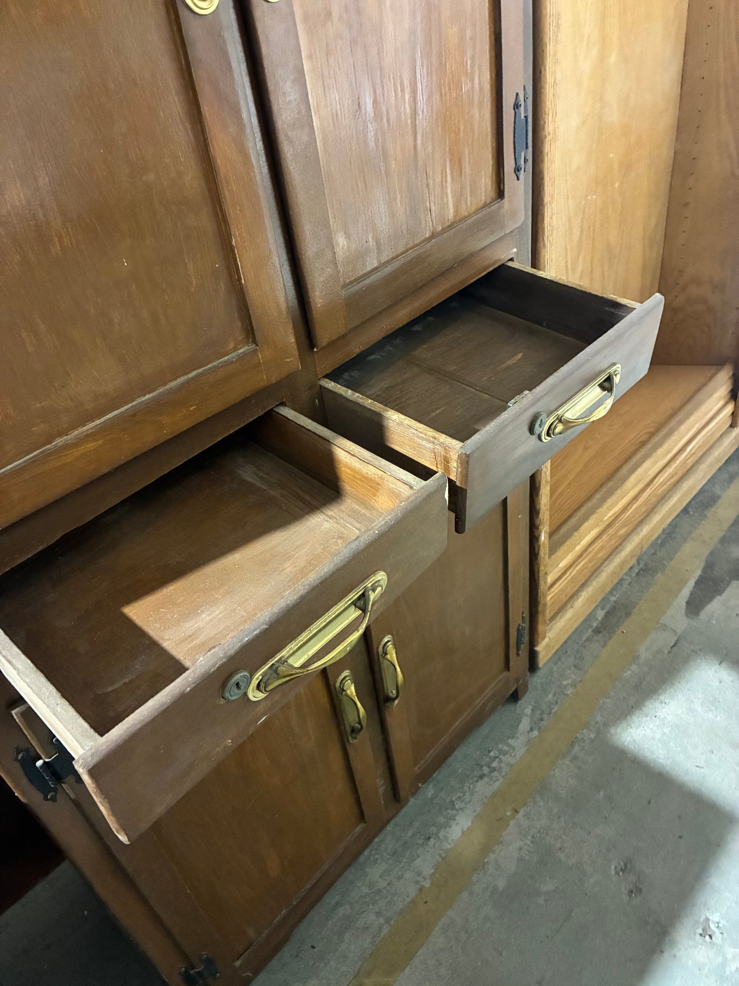 Vintage Wood Storage Cabinet