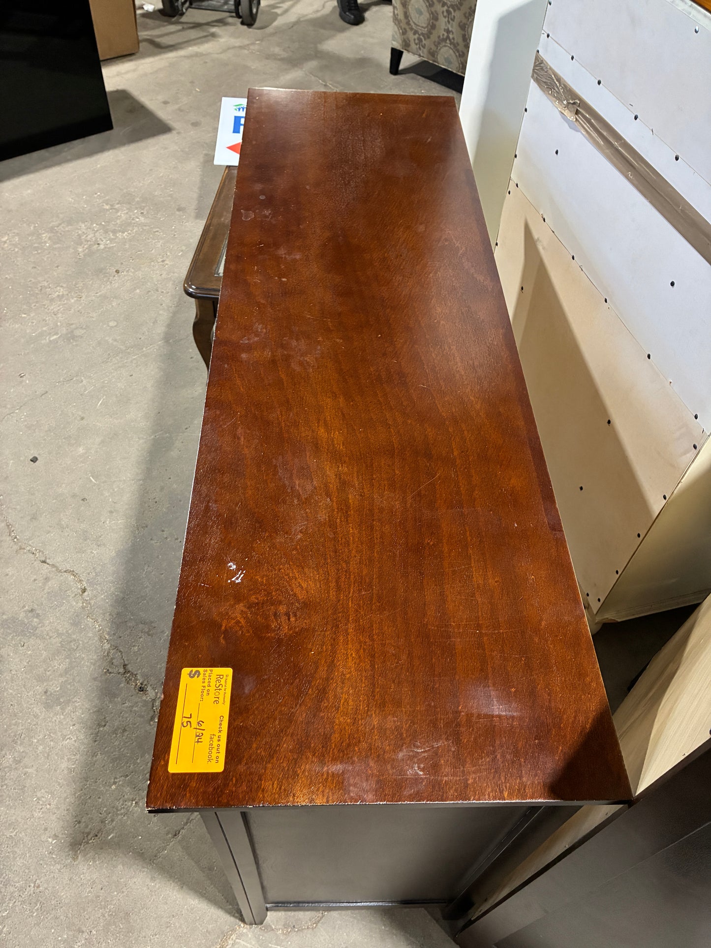 Dark Cherry 8-Drawer Dresser