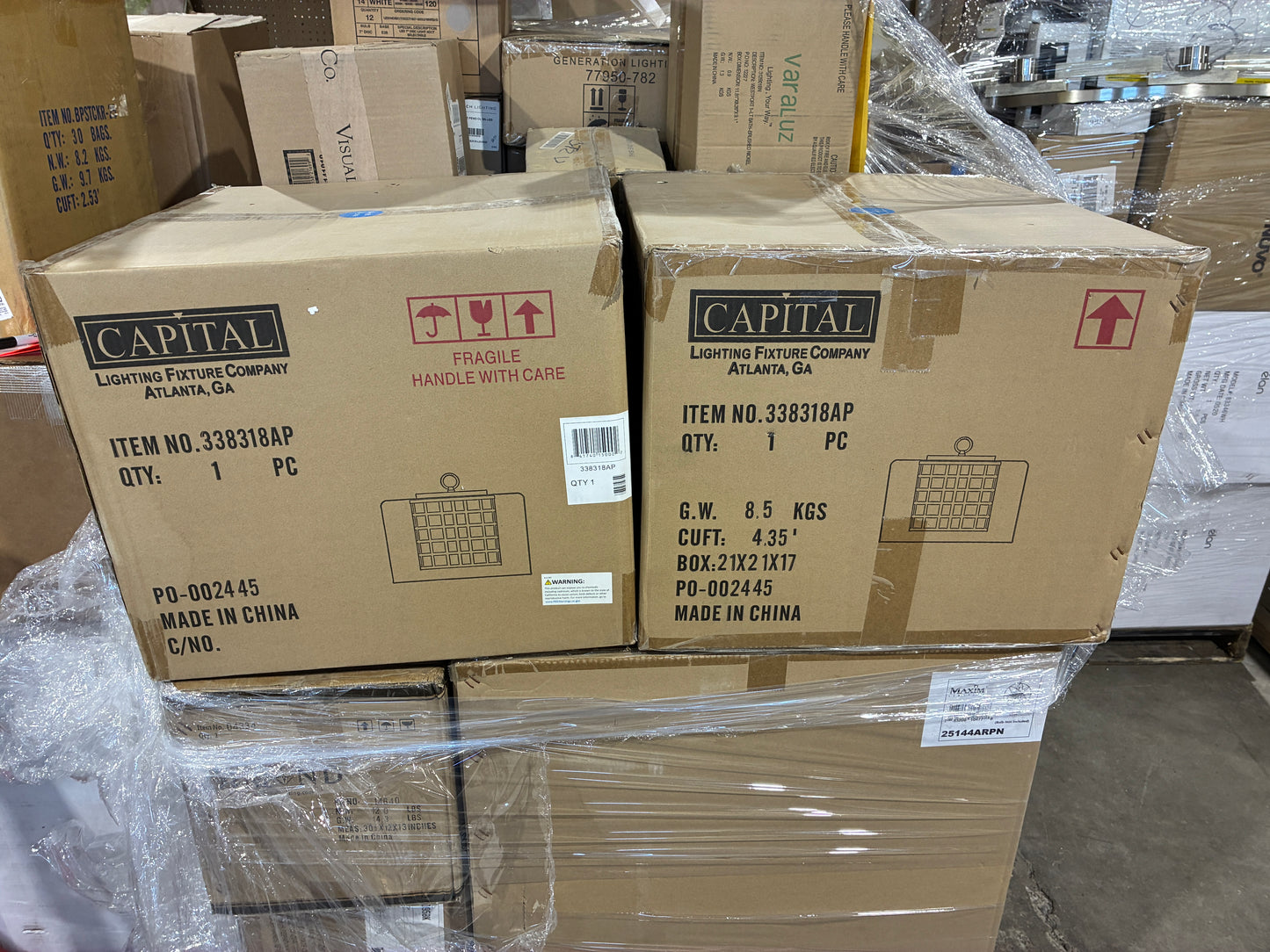 Capital Lighting Pendant Light Fixture (Item 338318AP)