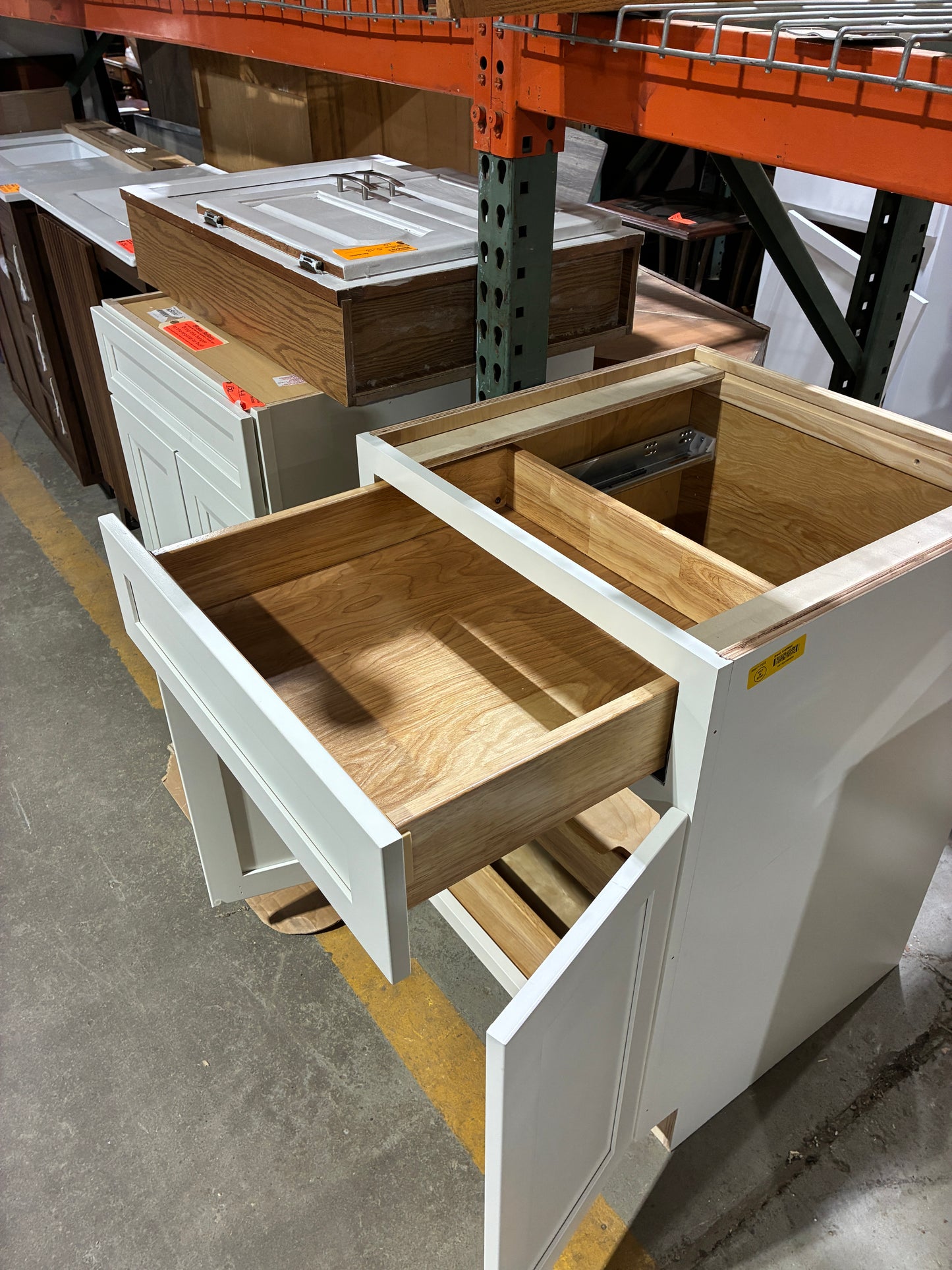KraftMaid White Bathroom Vanity Cabinet