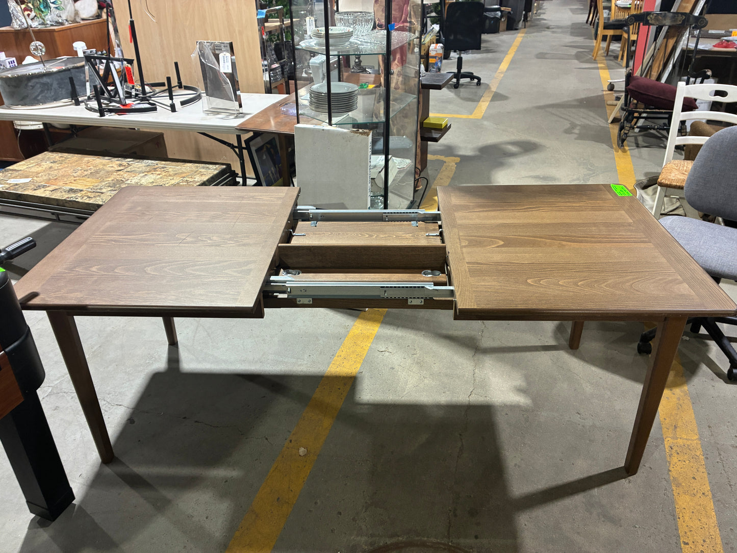 Mid Century Style Expandable Dining Table