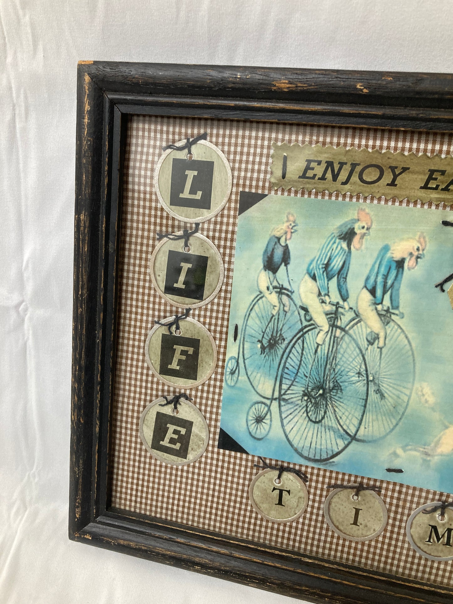 “Life Is a Race Against Time” Framed Wall Art