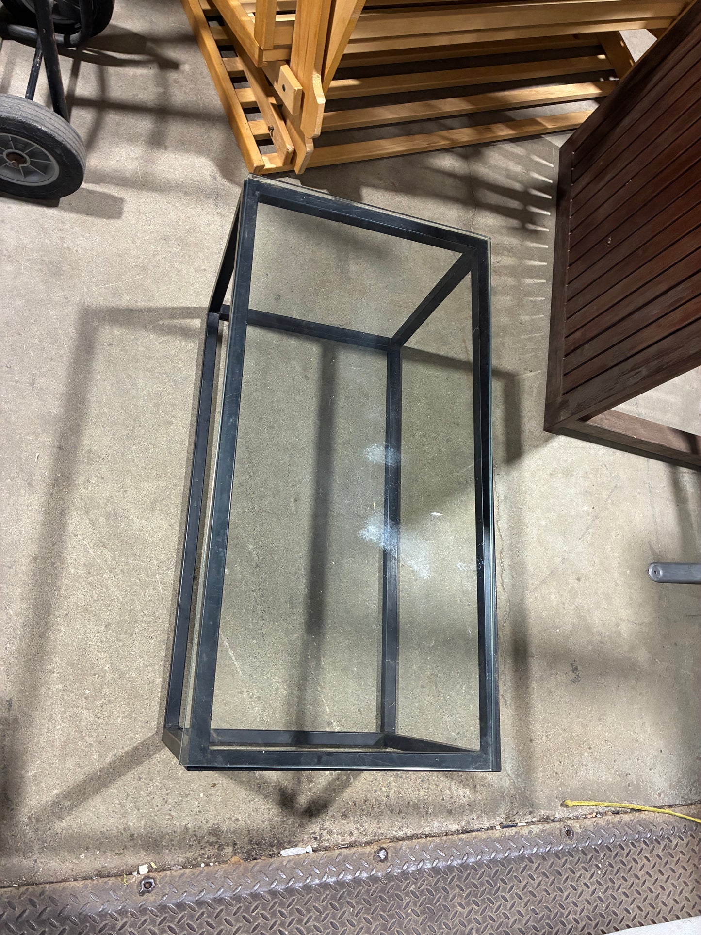 Modern Glass Top Coffee Table