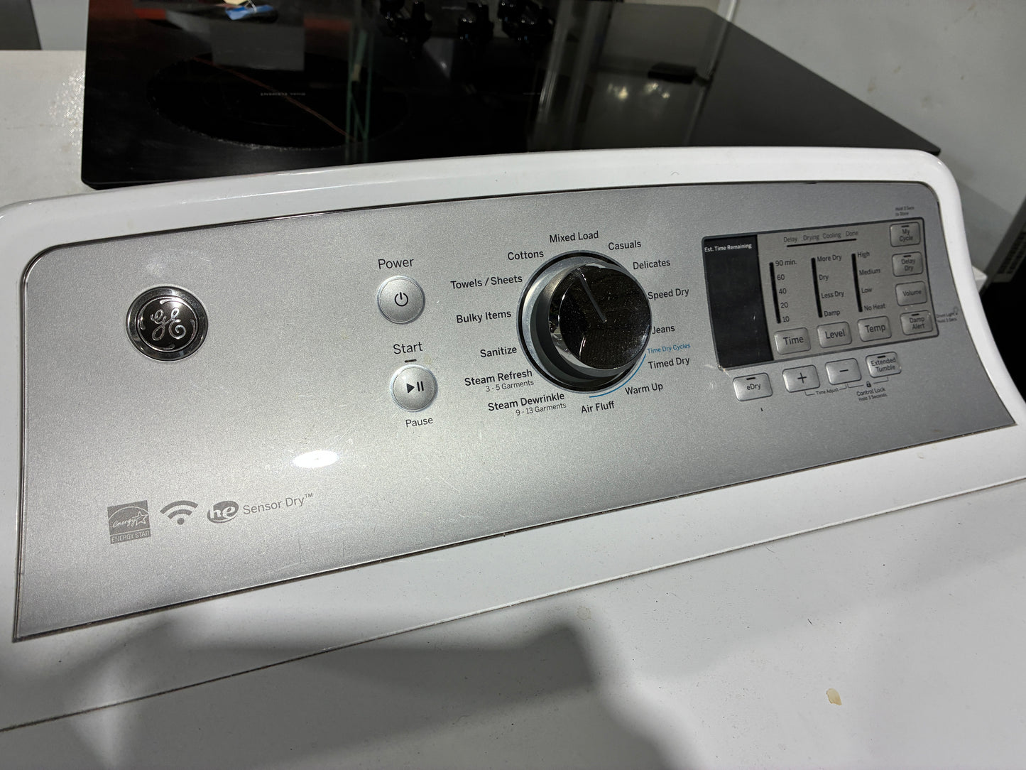 White GE Electric Dryer